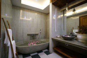 Deluxe Room with Balcony - bathroom view 2 - Sing Angkor Boutique Hotel Siem Reap